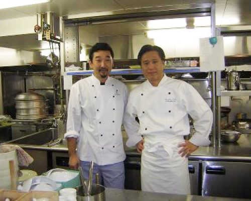 En la cocina de Wakiya  donde todo empezó, junto a mi gran maestro y mentor Chef Yuji Wakiya